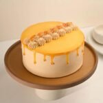 Bakingo 2Kg Delicious Silky Smooth Fresh Butterscotch Drizzle Drip Cake For Birthday & Anniversary Cake, Valentine Day Cake, Mother's Day Cake, Father's Day Cake (Same Day Delivery)